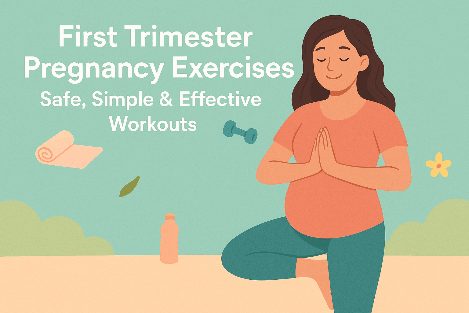 First Trimester Pregnancy Exercises: Safe, Simple & Effective Workouts 🤰✨