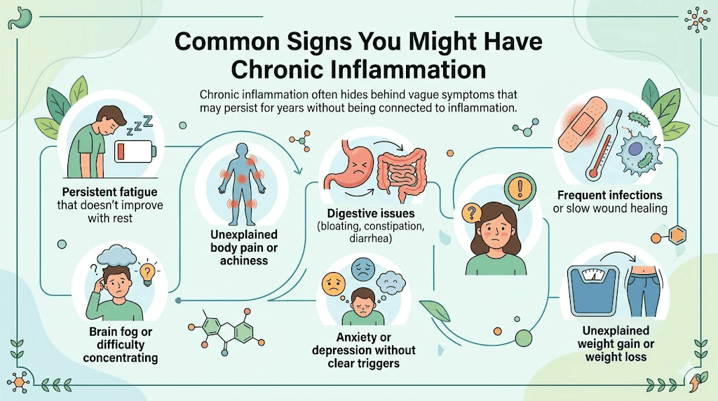 Causes of hidden inflammation
