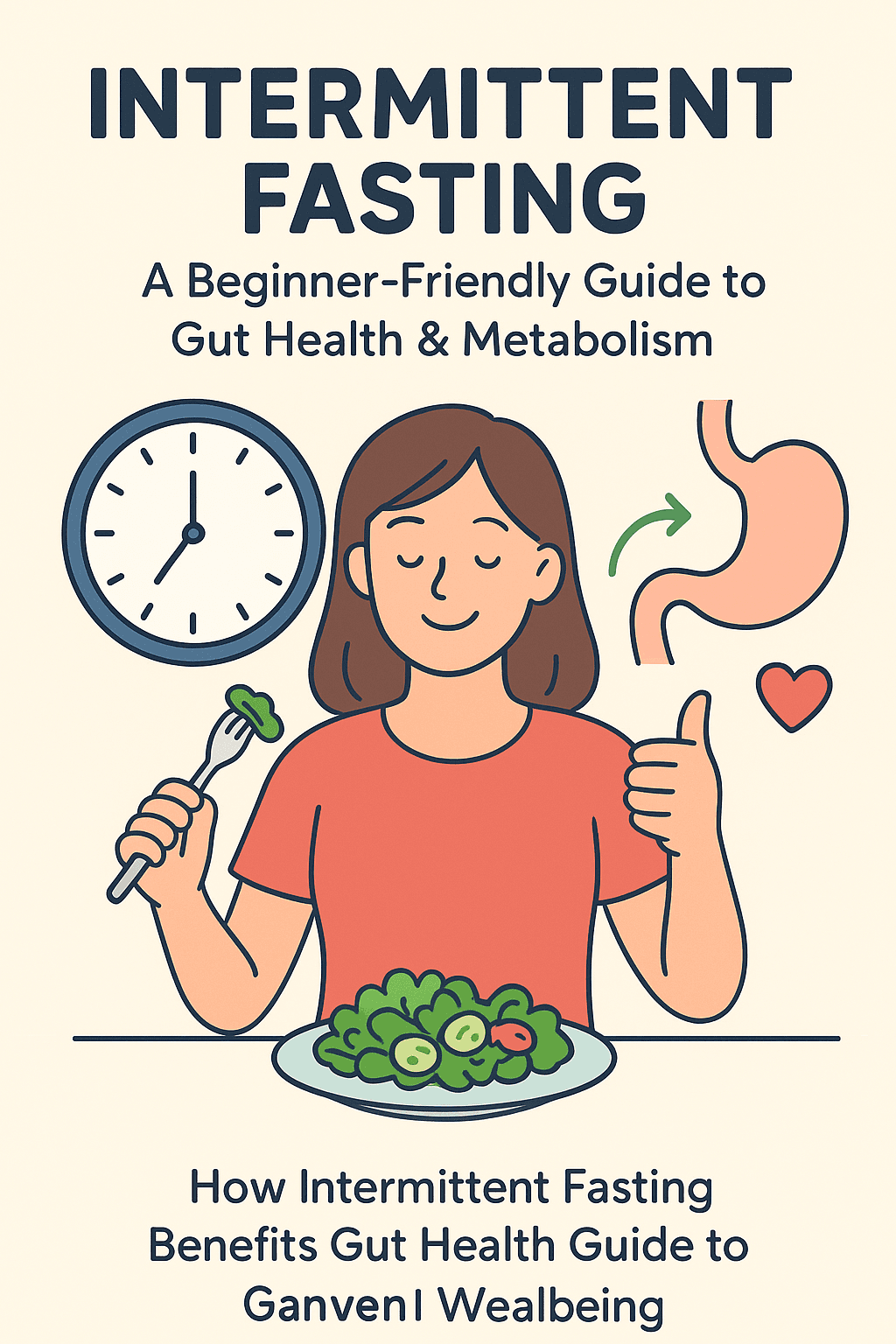 Intermittent fasting clock and food