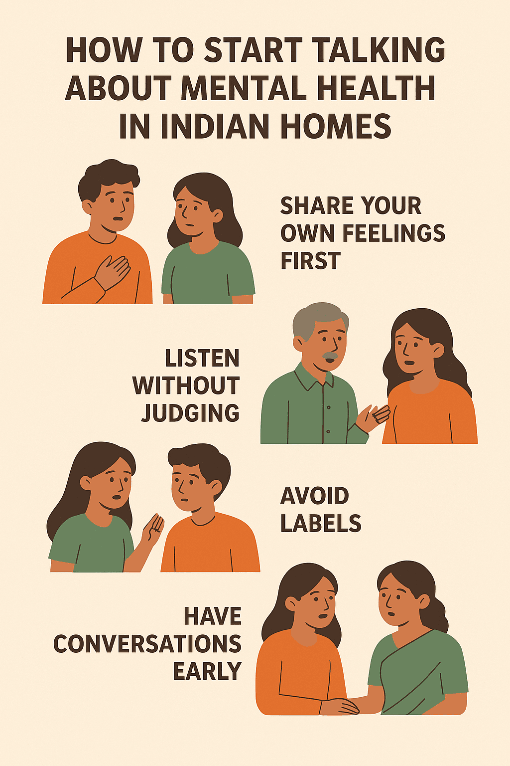 Illustration of a brain with flowers growing