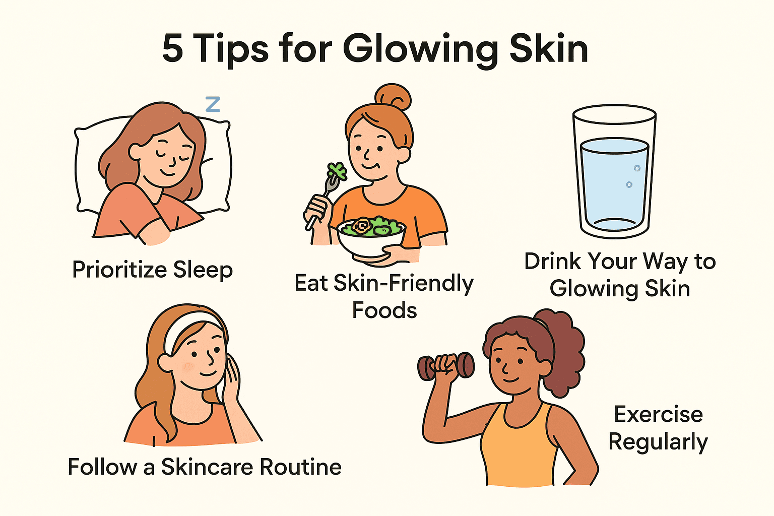 Nutrients for glowing skin
