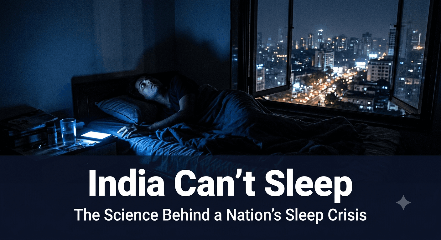 Why Indians Sleep Less Than Almost Any Country on Earth — And What the Science Says to Do About It