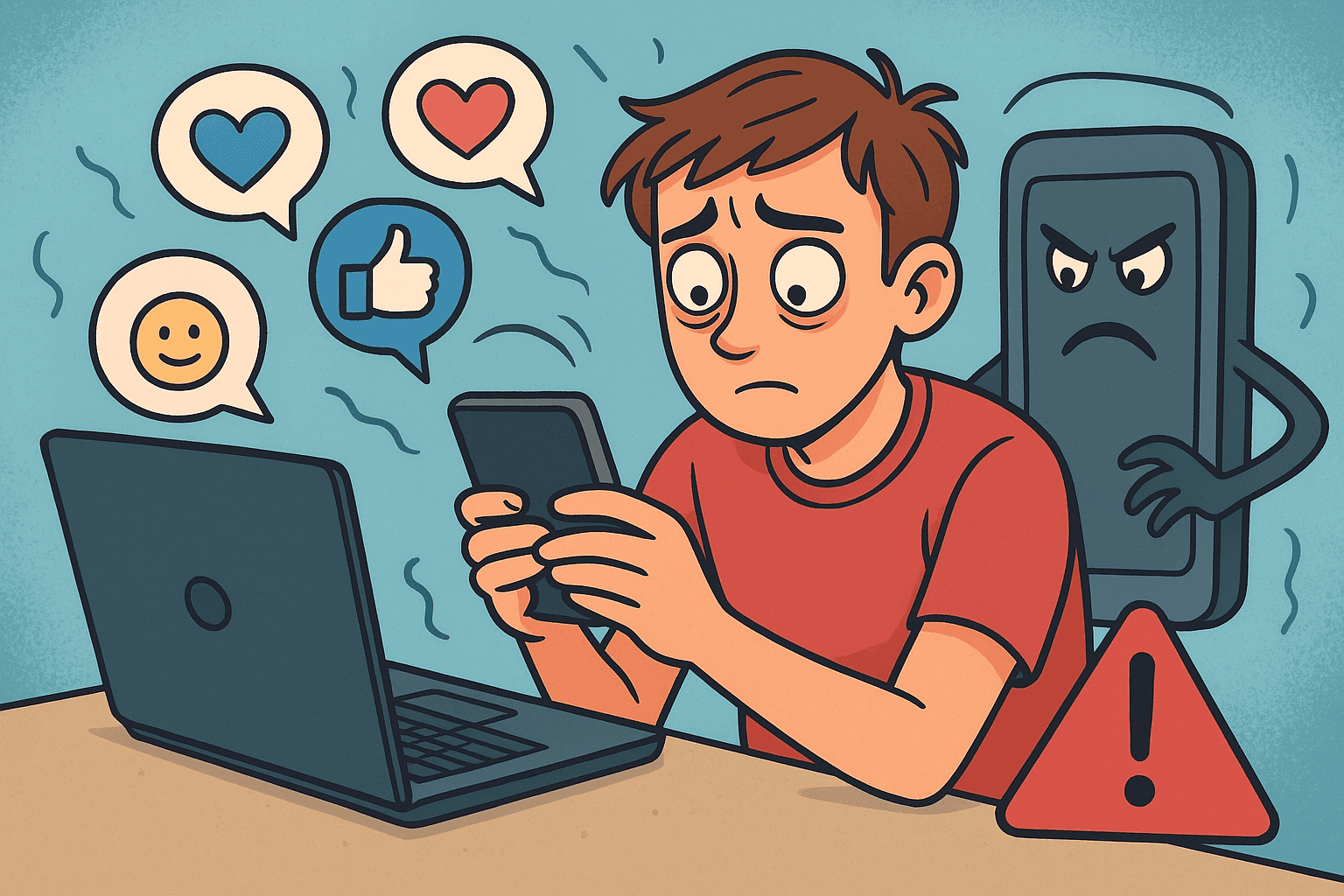 Trapped in the screen