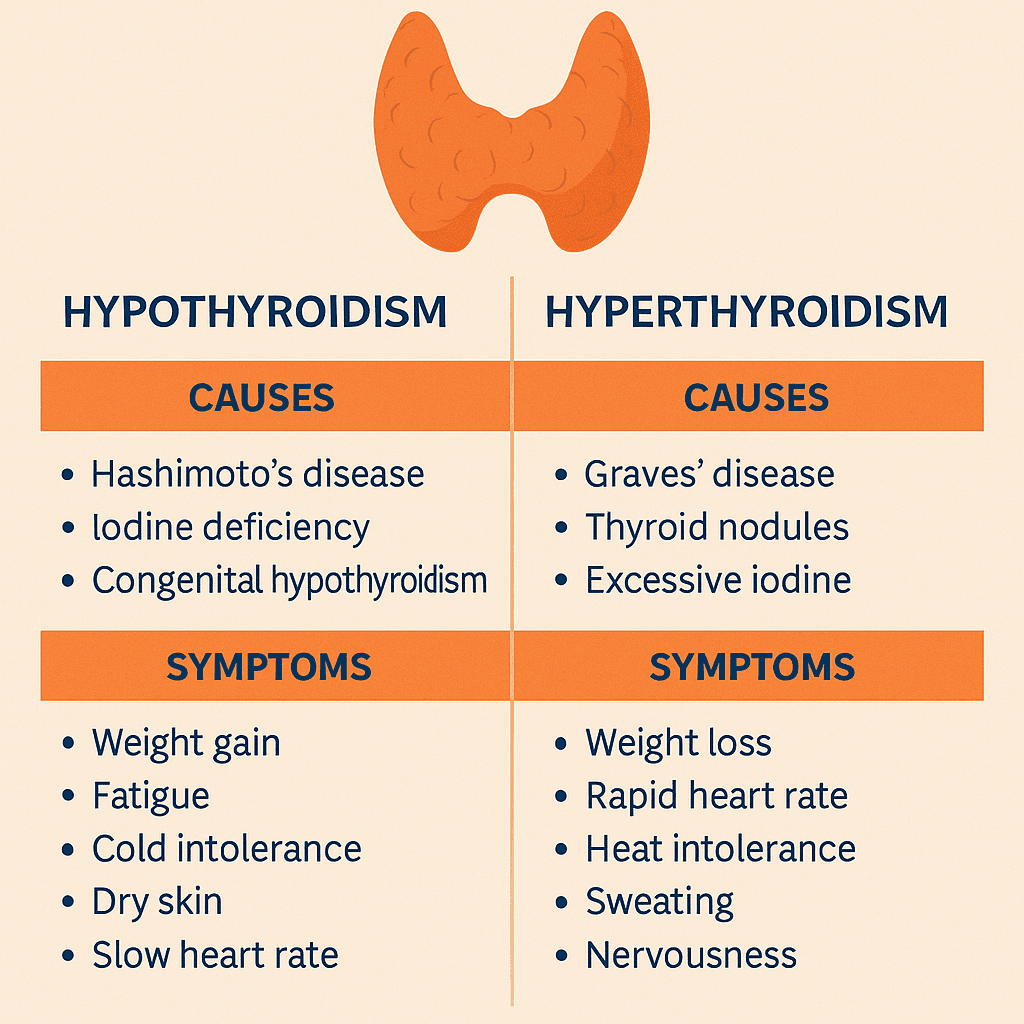 Thyroid gland illustration