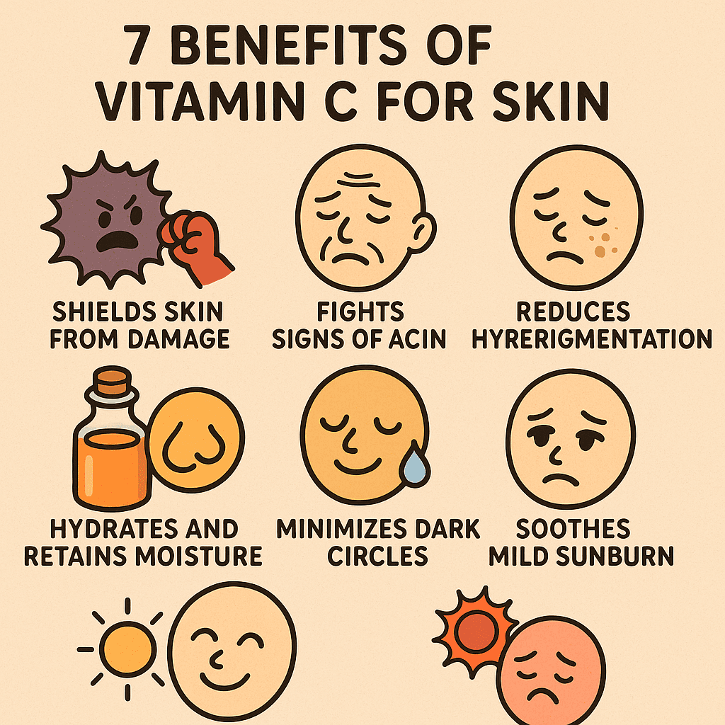 Vitamin C skin benefits