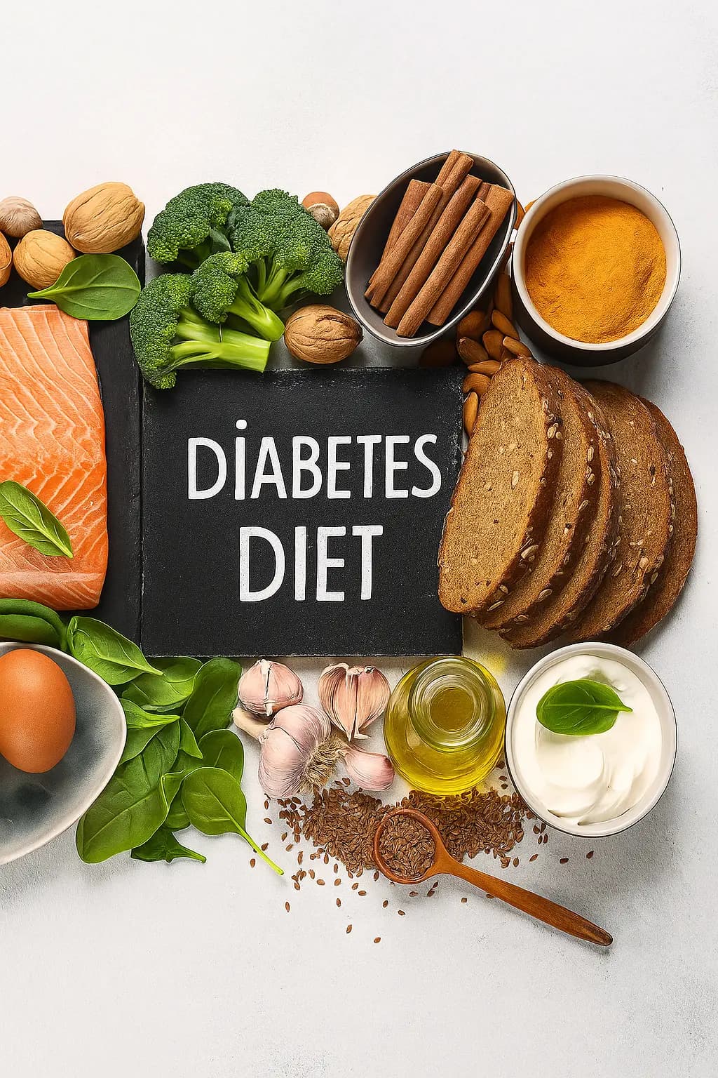 Healthy food for diabetes management