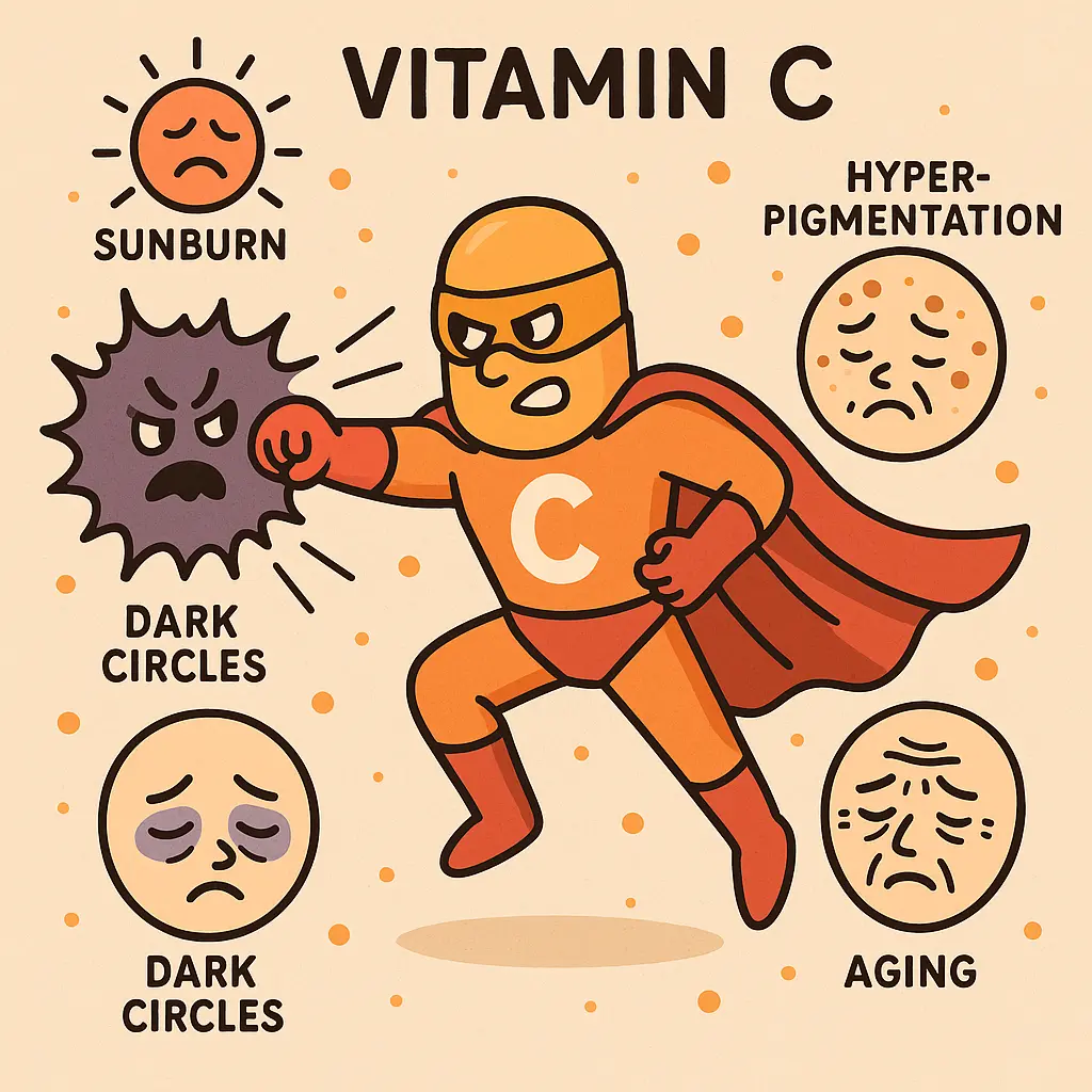 Vitamin C skin benefits