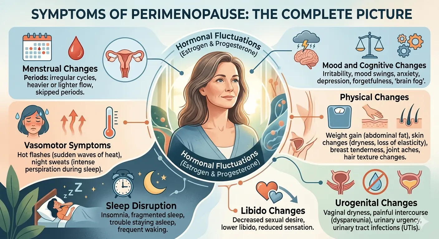 Hormonal shifts illustration